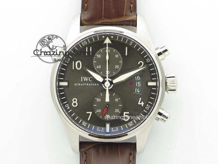 MIROTIME 0711 Efficient Portofino Chrono RG ZF 1:1 Best Edition White Dial on Brown Leather Strap A 7151